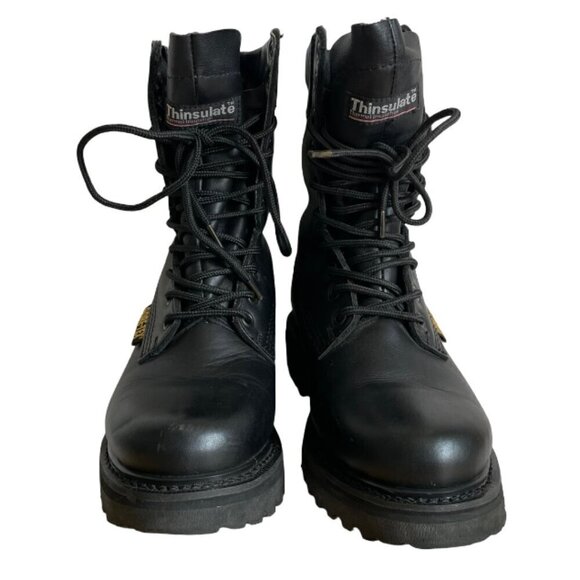 Matterhorn Prospector Black Boots Combat Goretex Vibram Thinsulate Men's Size 4 - Picture 2 of 14